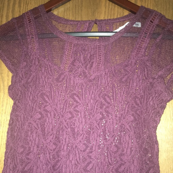 🔵 3 for 20 🔵 Maurice’s Lace Top - Picture 4 of 5